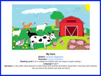 Can you spot it? My farm (Level 1 Reading Level)