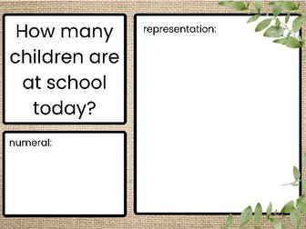 Reception Check In Station | EYFS Maths