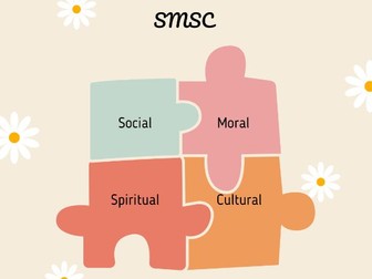 SMSC and Events planner spring term
