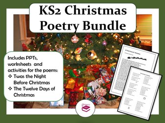 Christmas Poetry Lesson Bundle