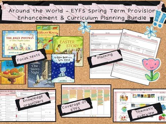 Around the World – EYFS Spring Term Provision Enhancement & Curriculum Planning Bundle