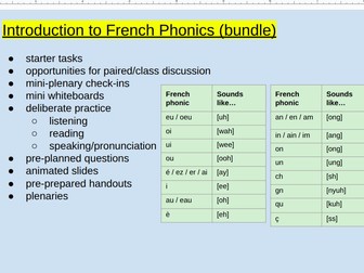 Introduction to Phonics KS3 - Bundle