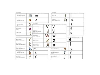 letter formation practice