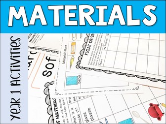 Everyday Materials Year 1