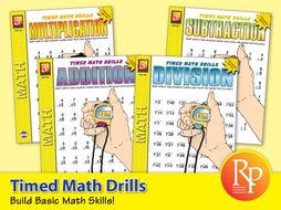 Timed Math Drills {Bundle}