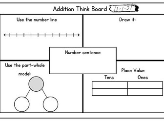 Addition Think Board