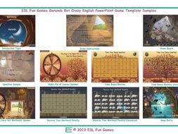 Gerunds Bat Crazy Interactive English PowerPoint Game