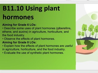 B11.10 Using plant hormones