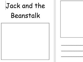 Jack and the Beanstalk Book Template