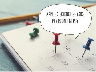 Applied Science Level 3 AQA Physics Revision Powerpoint