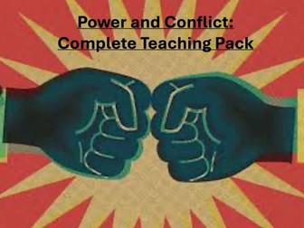 Power and Conflict Poetry Complete Teaching Pack