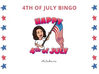 4th of July Bingo Game