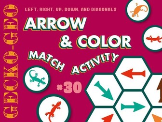 Arrow & Color Match Activity | Following Directions