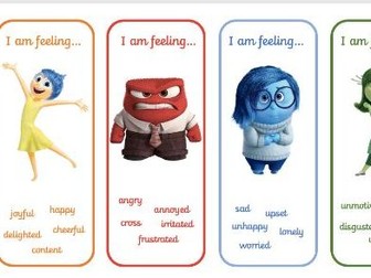 Inside Out Feeling cards