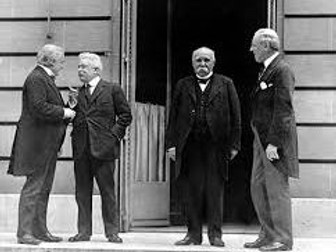 Treaty of Versailles lesson and homework worksheet