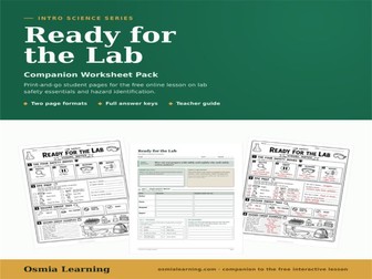 Ready for the Lab: Safety Companion Pack