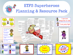 Superheroes Planning and Resources - EYFS/Reception