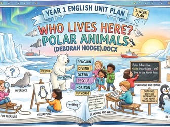 Year 1 English Unit Plan Who Lives Here? Polar Animals (Deborah Hodge)