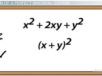 Multiplying Binomials Using the Square of Sum Method