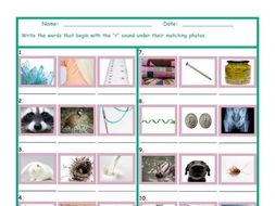 Phonics R Sound Photo Worksheet