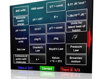 Physics A-level Revision Matching Pairs Games Bundle