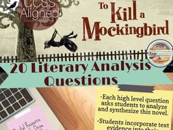 Essay type questions on to kill a mockingbird