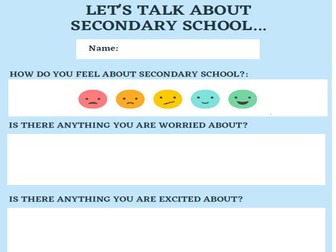 Transition to secondary school pupil's voice