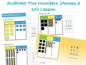 Year 3 Addition and Subtraction - Subtract Two Numbers (Across a 10) Lesson