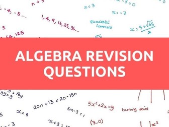 GCSE Maths Algebra Questions