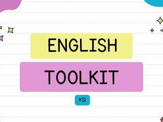 KS1 English Toolkit