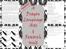 A Dragon Themed Language Arts and Research Unit - UPDATED