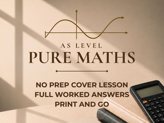 KS5 / AS Level Pure Maths Cover Lessons: Unit 15 | Parametric Equations (No Prep)