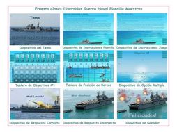 Battleship Spanish PowerPoint Game Template FREE READ ONLY SHOW