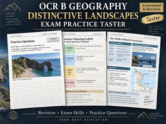 Distinctive Landscapes – Exam Practice Taster