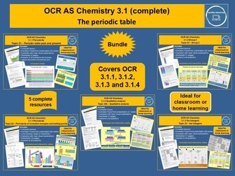 The periodic table OCR AS Chemistry