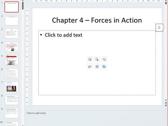 A-level Physics OCR A  Chapter 4 All Lessons PowerPoint Forces in Action