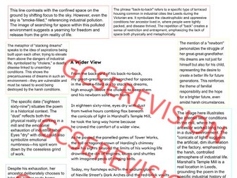 Worlds & Lives Grade 9 Analysis