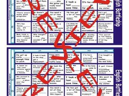 Infinitives of Purpose Battleship Board Game