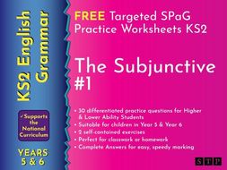 Subjunctive Form English Worksheets Year 5 Year 6 KS2 | Teaching Resources