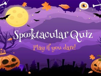 Spooktacular Halloween Quiz (Upper KS1/Lower KS2)