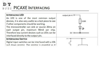 PICAXE Interfacing