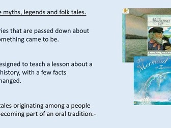 Cornish Folk Tales and Mousehole Cat- guided reading LKS2 unit or scheme of work.