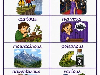 Year 5 EAL Spelling Poster - Autumn Week 4