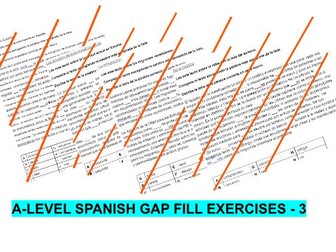 A-level Spanish gap fill exercises 4 themes-3