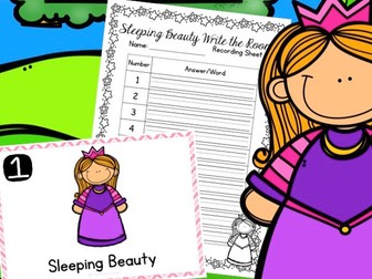Sleeping Beauty Write the Room