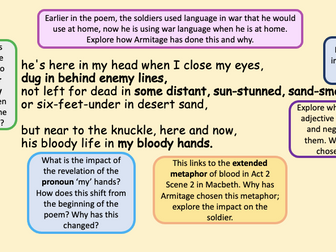 Remains by Simon Armitage. Power and Conflict. Created by AQA Examiner/Teacher