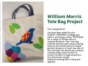 Design and Technology _Textiles Tote Bag Project