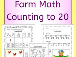 Farm Math - Counting to 20