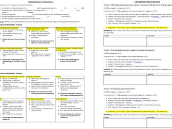 GCSE Citizenship - paper 2 revision booster