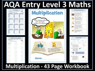 Multiplication: AQA Entry Level 3 Maths